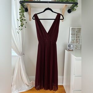 🖤🖤SOLD🖤🖤Wilfred Deep Burgundy Midi Dress